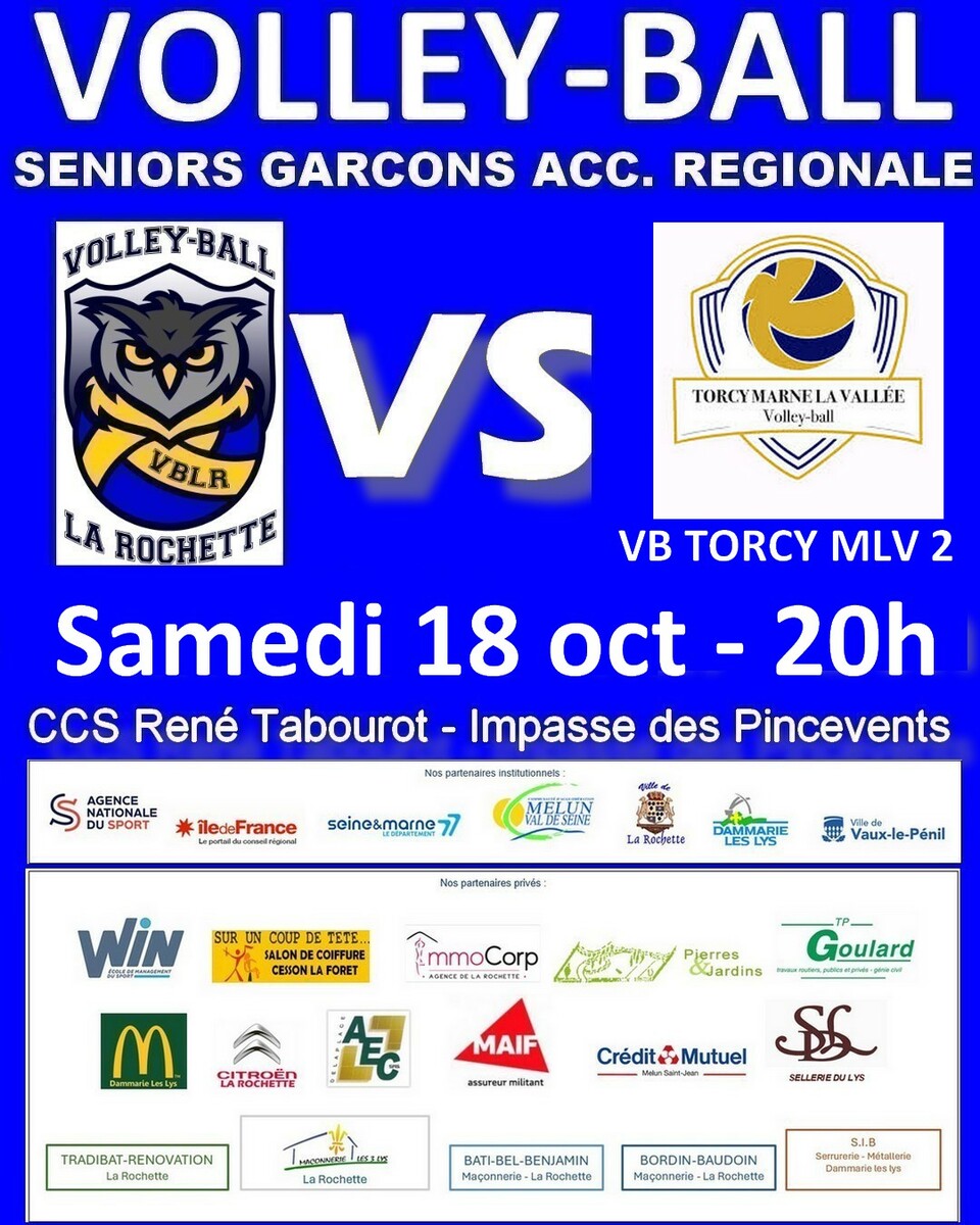 VB LA ROCHETTE	- VB TORCY MLV 2	