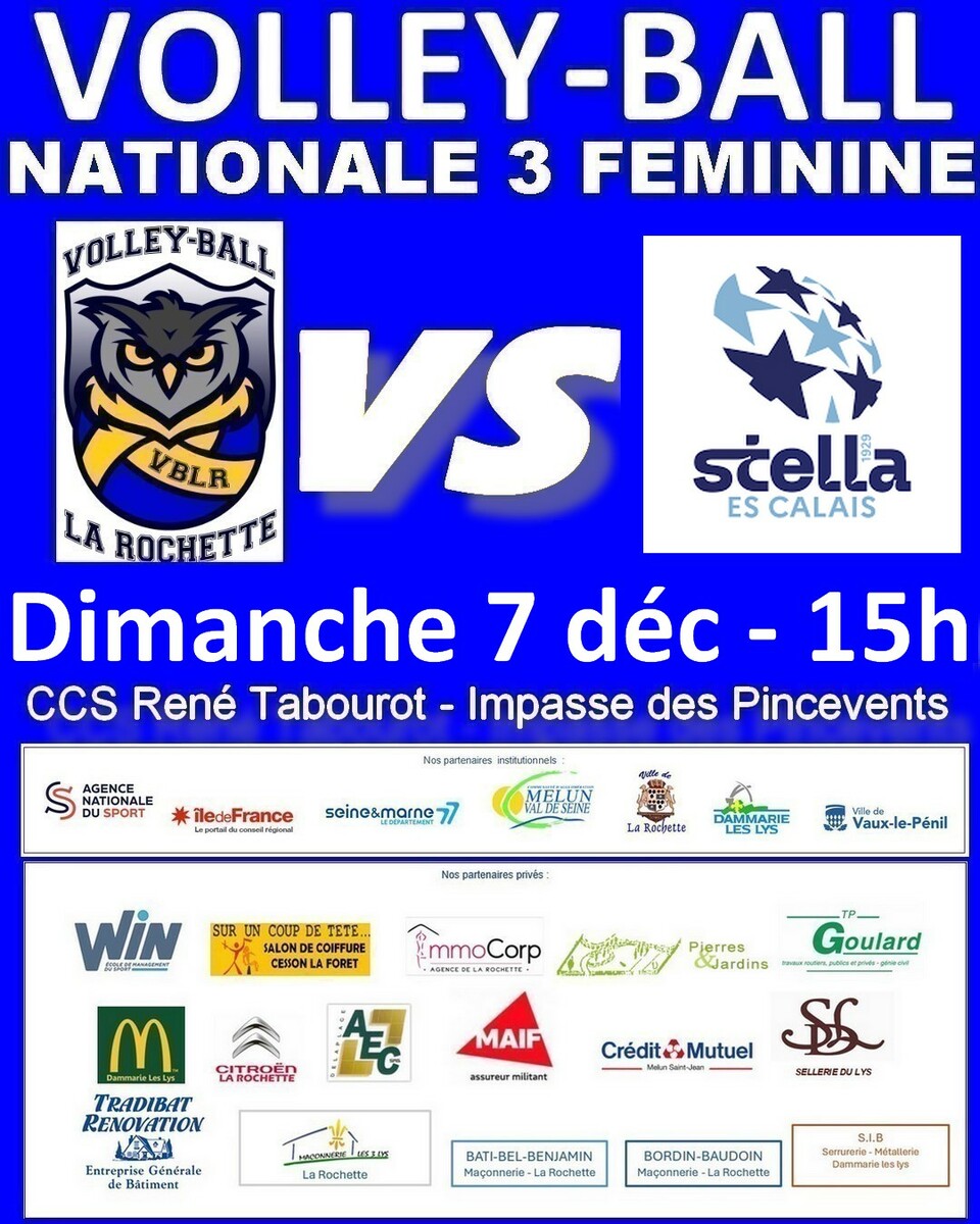 VB LA ROCHETTE - STELLA CALAIS 2