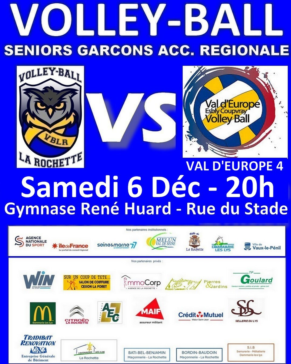 VB LA ROCHETTE	- FS VAL D'EUROPE ESBLY COUPVRAY VB 4