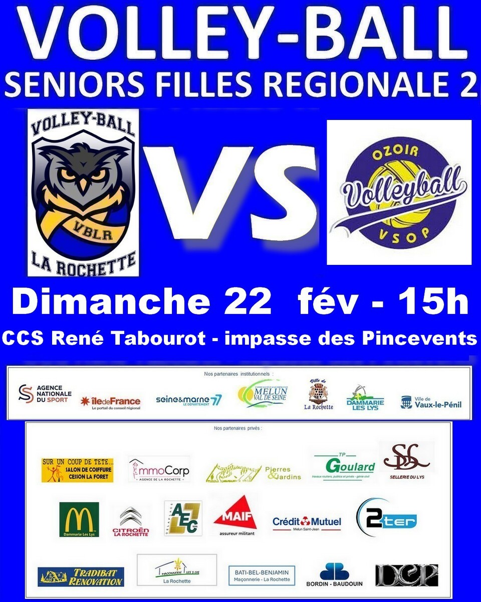 VB LA ROCHETTE 2 - VIE SPORTIVE OZOPHORICIENNE