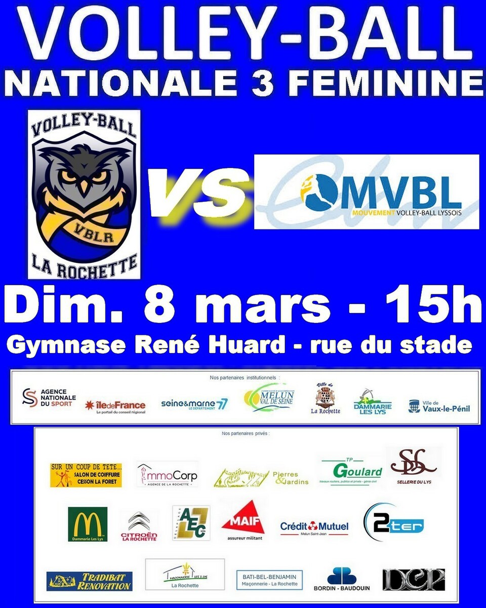 VBL LA ROCHETTE - MOUVEMENT VOLLEY BALL