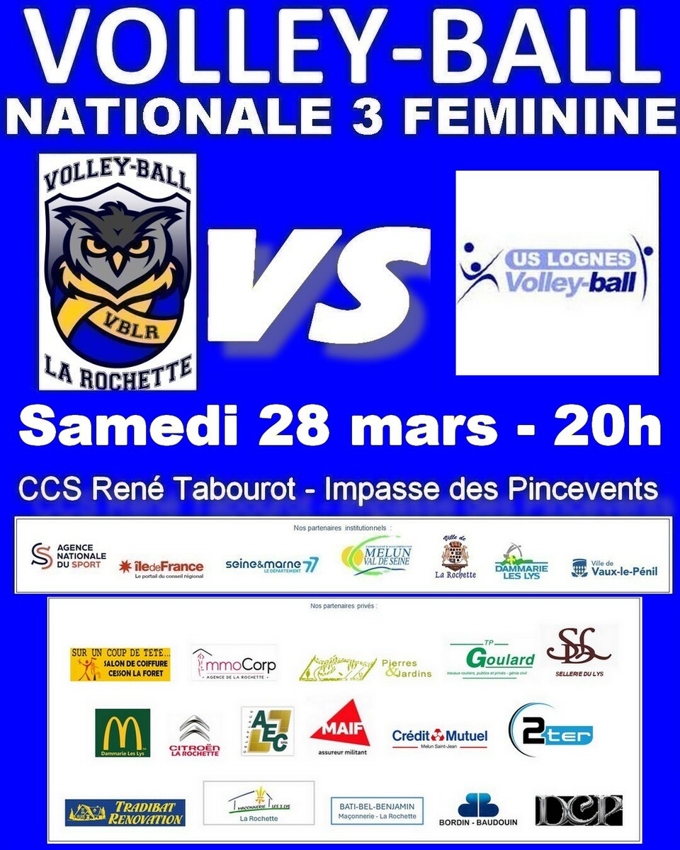 VB LA ROCHETTE	 - US LOGNES VB