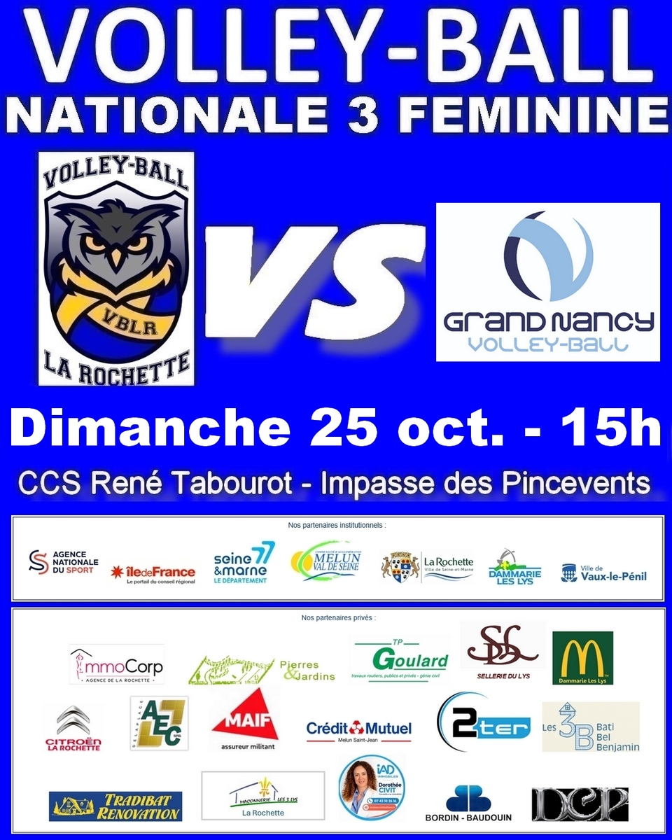 VB LA ROCHETTE - GRAND NANCY VB