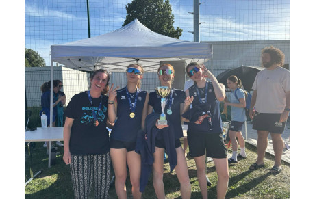 L'équipe M15 filles beach 2x2 est championne régionale !