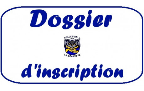 Dossier d'inscription