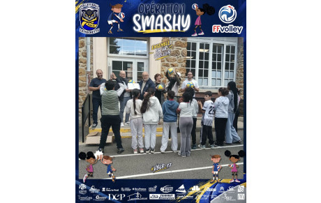 🏐🎁 Remise du pack Smashy à l’école élémentaire Paul Doumer !
